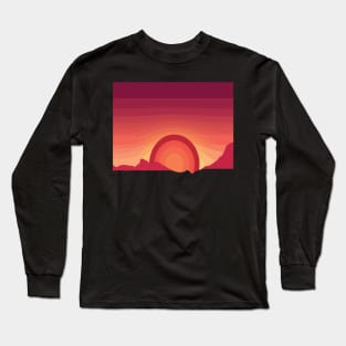 Sunset Color Long Sleeve T-Shirt